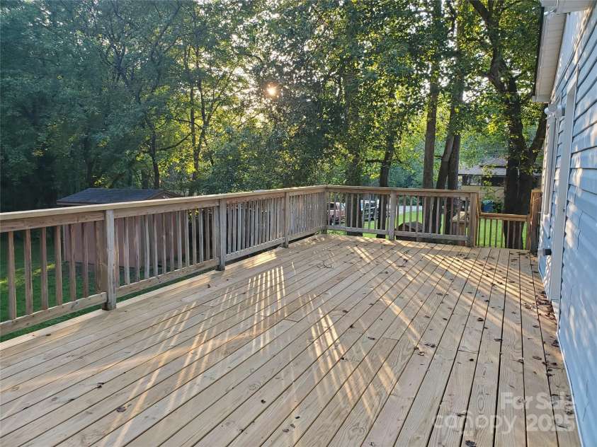 2222 19th Avenue, Hickory, NC 28601.  MLS# CAR4177695, YatesRealty ID 8637. New large back deck