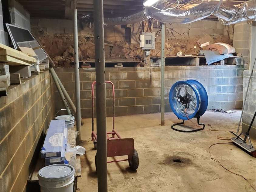 2222 19th Avenue, Hickory, NC 28601.  MLS# CAR4177695, YatesRealty ID 8637. Unfinished basement/storage