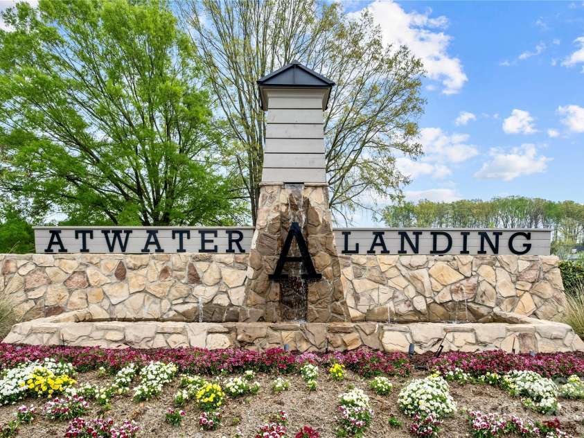 123 Neill Estate Lane, Mooresville, NC 28117.  MLS# CAR4213802, YatesRealty ID 8642. Community Entrance
