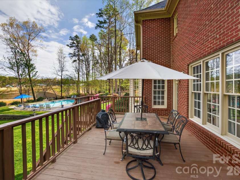 121 Sterling Court, Salisbury, NC 28144.  MLS# CAR4364797, YatesRealty ID 8649. Main Floor Deck