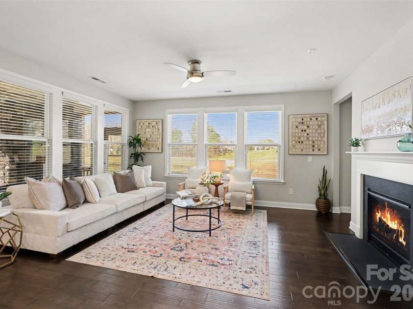 9528 Horsebit Lane, Concord, NC 28027.  MLS# CAR4347652, YatesRealty ID 8650. Living Room
