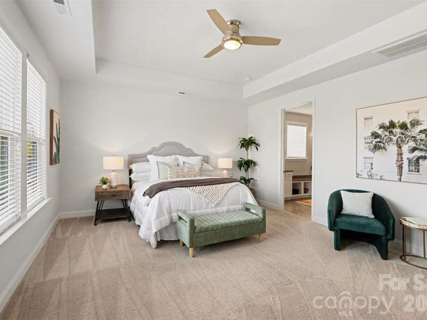 9528 Horsebit Lane, Concord, NC 28027.  MLS# CAR4347652, YatesRealty ID 8650. Primary Bed with View