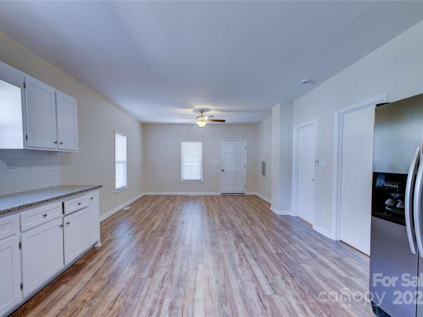 5909 Maple Street, Charlotte, NC 28269.  MLS# CAR4314238, YatesRealty ID 8661. View From Kitchen