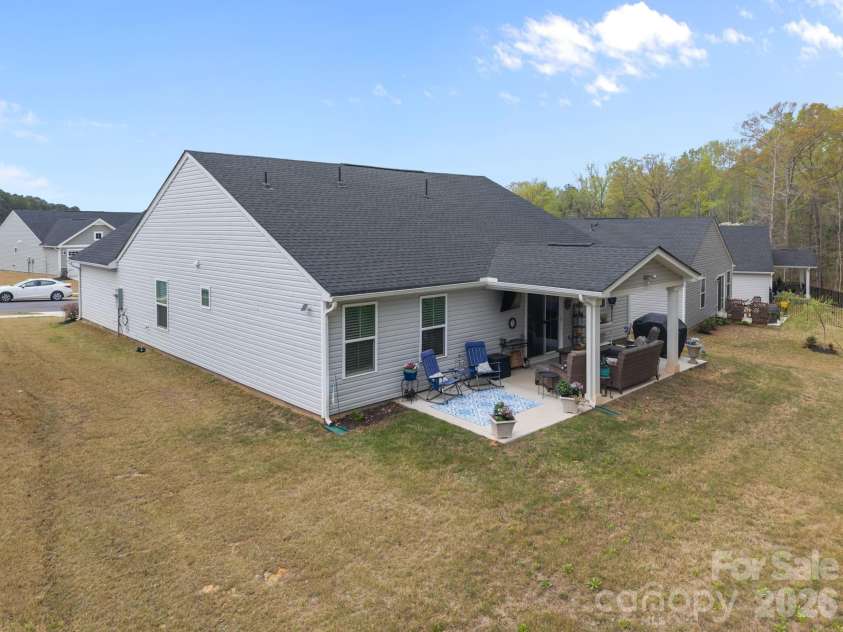 410 Hollis Place, Lancaster, SC 29720.  MLS# CAR4364993, YatesRealty ID 8665. Tree Lined Back Yard