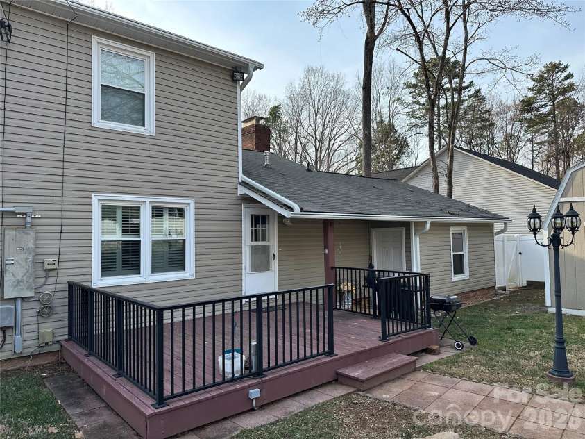 1215 Wiltshire Drive, Kannapolis, NC 28081.  MLS# CAR4360332, YatesRealty ID 8669. Back of House