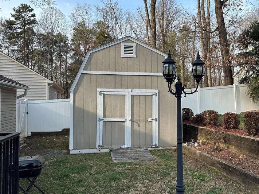 1215 Wiltshire Drive, Kannapolis, NC 28081.  MLS# CAR4360332, YatesRealty ID 8669. Shed