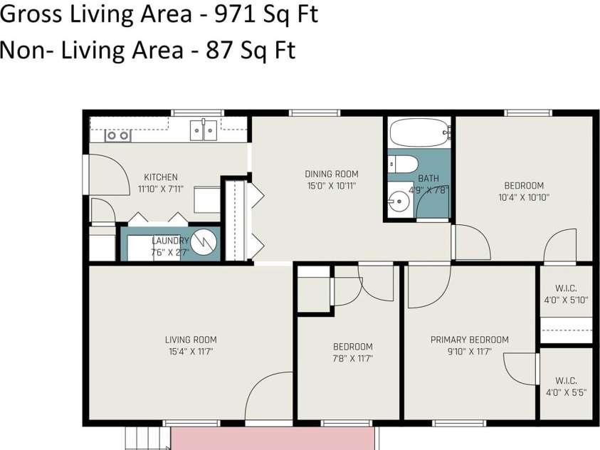 11918 Crabapple Lane, Huntersville, NC 28078.  MLS# CAR4225772, YatesRealty ID 8676. Floor Plan