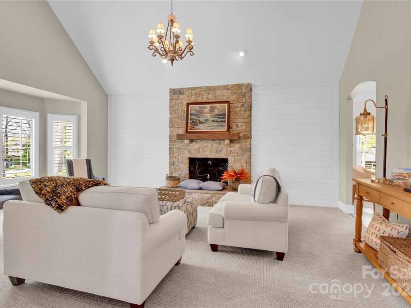 105 Beach Lane, Mooresville, NC 28117.  MLS# CAR4240933, YatesRealty ID 8681. Living room