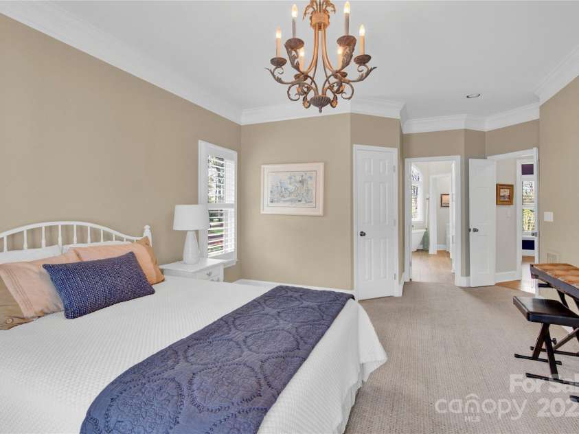 105 Beach Lane, Mooresville, NC 28117.  MLS# CAR4240933, YatesRealty ID 8681. Primary bedroom