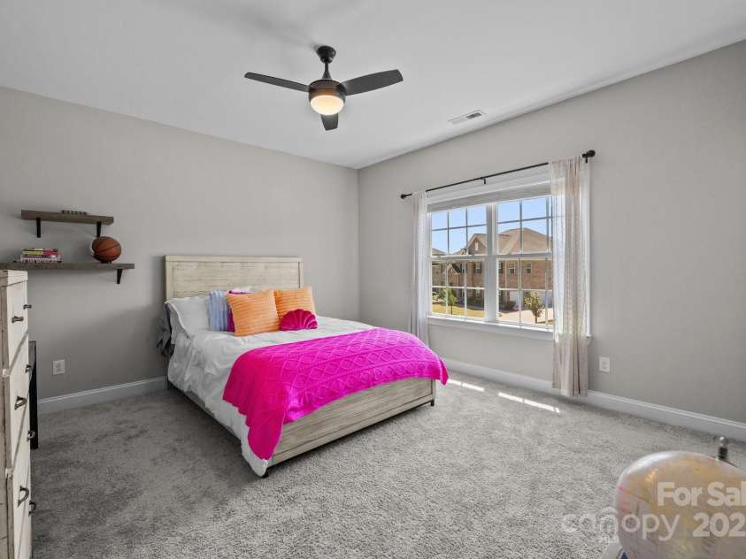 1052 Harlow's Crossing Drive, Weddington, NC 28104.  MLS# CAR4246716, YatesRealty ID 8684. 2nd floor bed 2