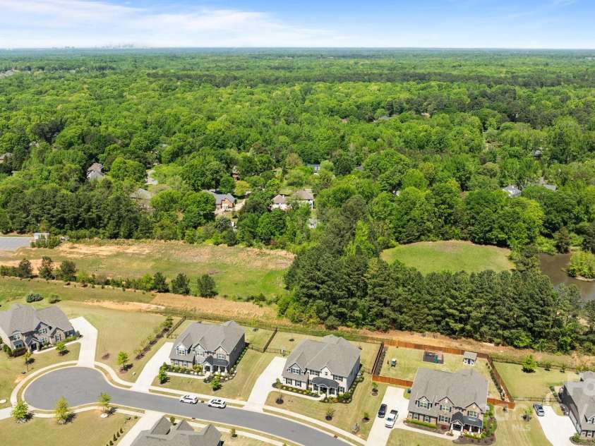 1052 Harlow's Crossing Drive, Weddington, NC 28104.  MLS# CAR4246716, YatesRealty ID 8684. Drone 3