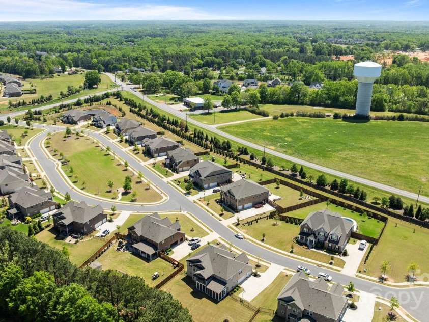 1052 Harlow's Crossing Drive, Weddington, NC 28104.  MLS# CAR4246716, YatesRealty ID 8684. Drone 4