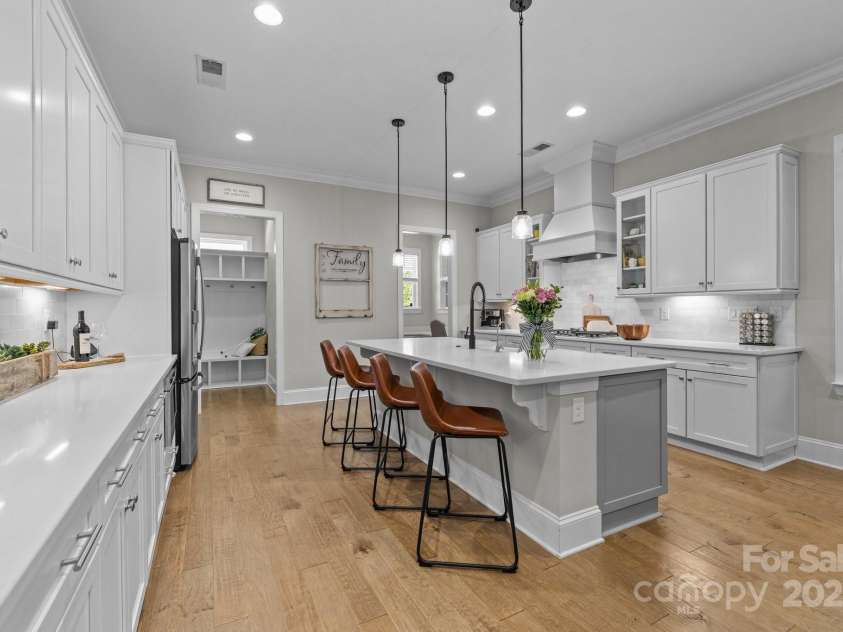 1052 Harlow's Crossing Drive, Weddington, NC 28104.  MLS# CAR4246716, YatesRealty ID 8684. Kitchen island 1