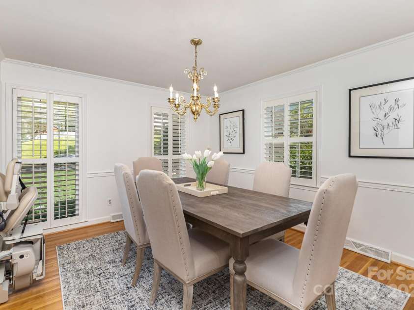 3916 Riverbend Road, Charlotte, NC 28210.  MLS# CAR4241946, YatesRealty ID 8693. Dining