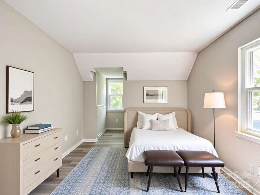 2113 Killarney Place, Charlotte, NC 28262.  MLS# CAR4247042, YatesRealty ID 8697. Bedroom 3 virtually staged