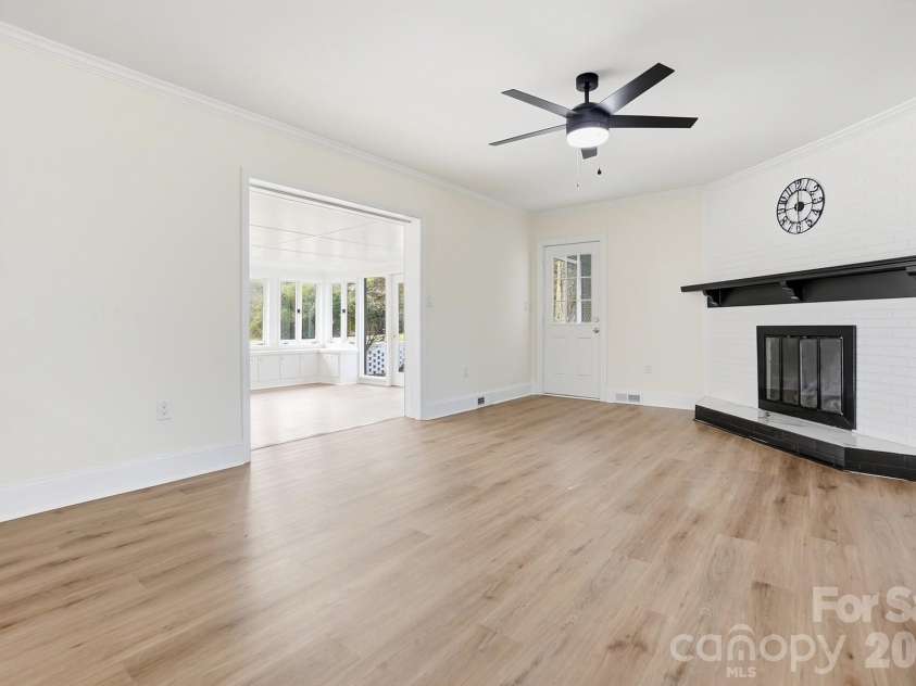 125 Forest Hills Drive, Monroe, NC 28112.  MLS# CAR4355616, YatesRealty ID 8704. Dining Area with Fireplace