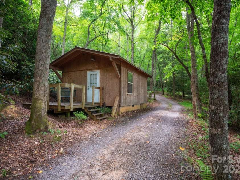 552 Avery Creek, Arden, NC 28704.  MLS# CAR4162380, YatesRealty ID 8706. Two Rustic Cabins on Property