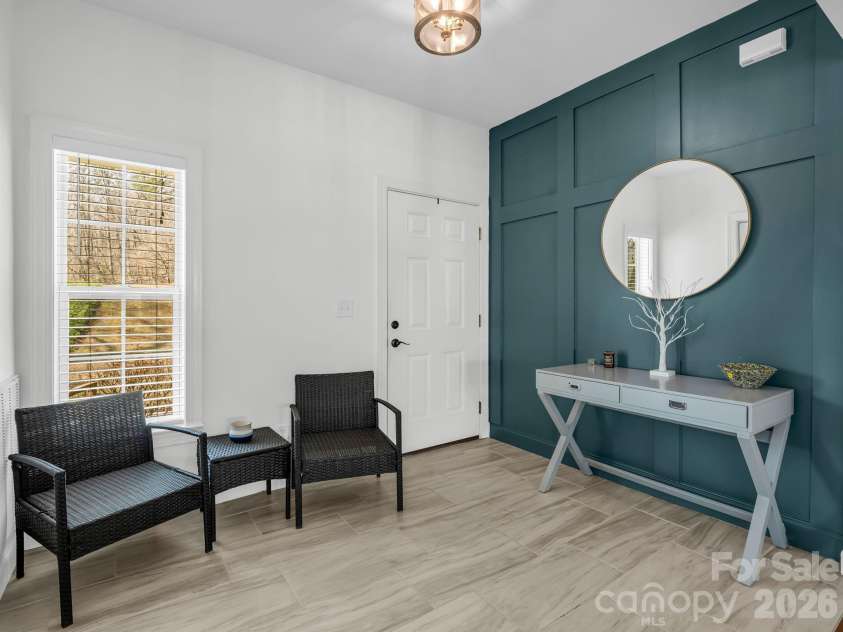 19 Lynnbrook Way, Columbus, NC 28722.  MLS# CAR4354890, YatesRealty ID 8710. Foyer with tile flooring