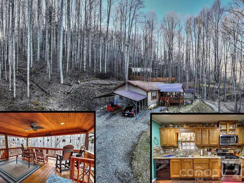 390 Camp Branch Road, Whittier, NC 28789.  MLS# CAR4344543, YatesRealty ID 8715. 