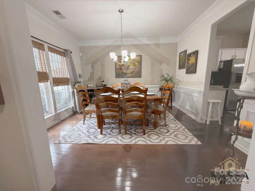 1004 Canopy Drive, Indian Trail, NC 28079.  MLS# CAR4230503, YatesRealty ID 8719. Dining room