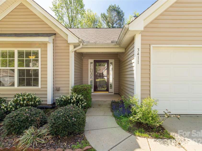 3411 Xandra Court, Indian Land, SC 29707.  MLS# CAR4242708, YatesRealty ID 8725. Covered entryway