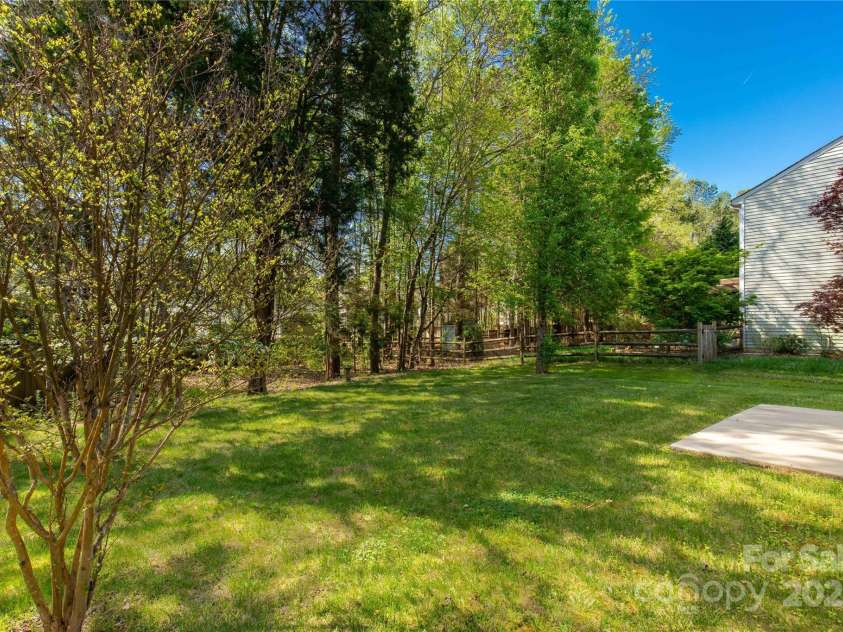 3411 Xandra Court, Indian Land, SC 29707.  MLS# CAR4242708, YatesRealty ID 8725. Plenty of trees for privacy