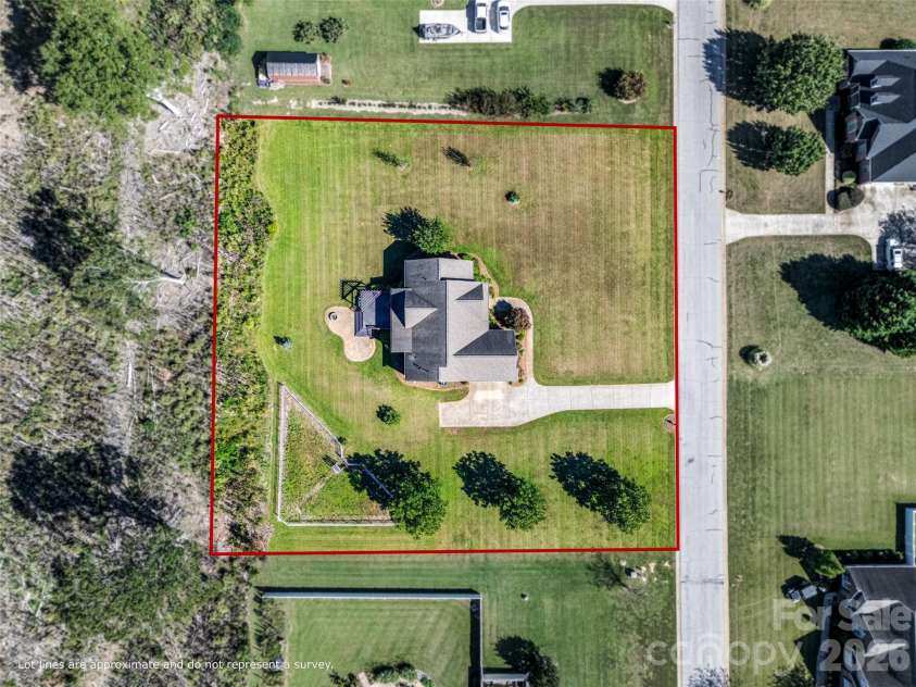 310 Clarendon Estates Drive, Clover, SC 29710.  MLS# CAR4305120, YatesRealty ID 8730. Aerial view
