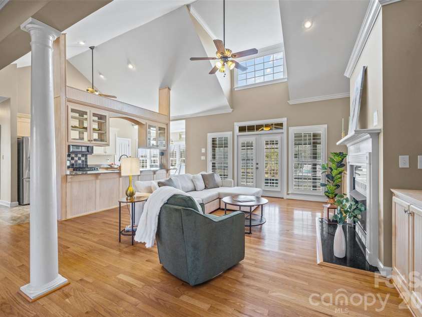 310 Clarendon Estates Drive, Clover, SC 29710.  MLS# CAR4305120, YatesRealty ID 8730. View from Foyer