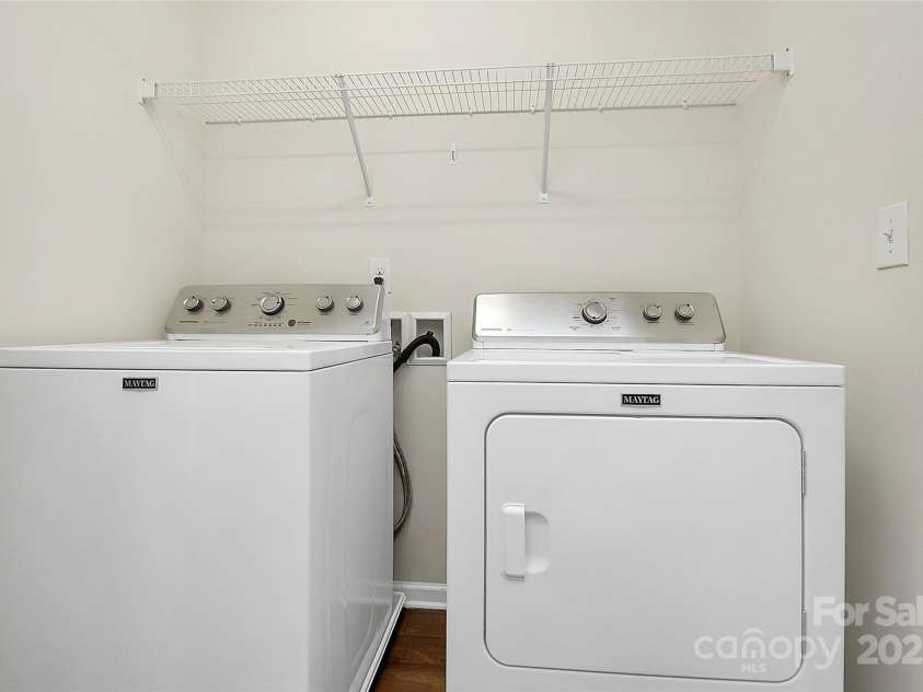 137 Woodbridge Circle, Mount Holly, NC 28120.  MLS# CAR4222548, YatesRealty ID 8731. Convenient laundry closet - washer/dryer convey!