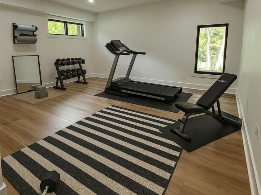 153 High Hills Drive, Mooresville, NC 28117.  MLS# CAR4246842, YatesRealty ID 8735. Virtually Staged Home Gym