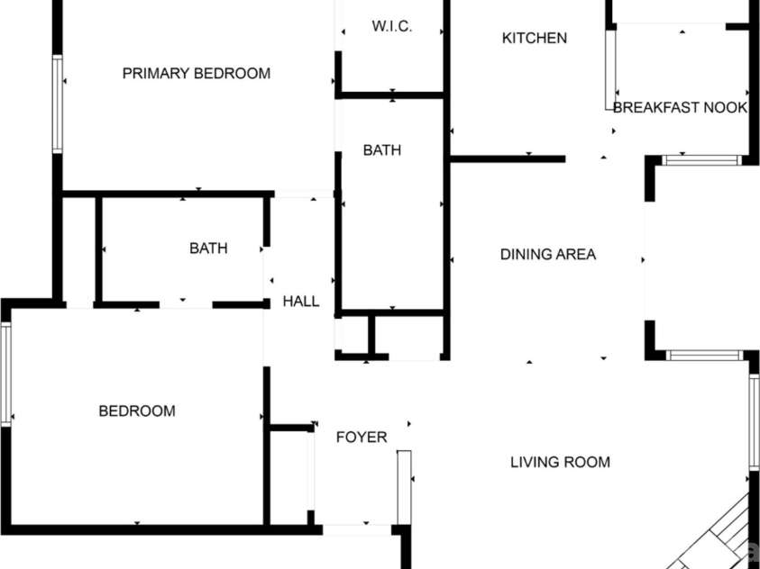 4811 Spring Lake Drive, Charlotte, NC 28212.  MLS# CAR4225358, YatesRealty ID 8737. Floor plan