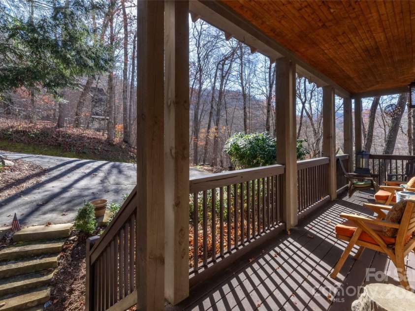 126 Mossycup Court, Tuckasegee, NC 28783.  MLS# CAR4324867, YatesRealty ID 874. Front Porch