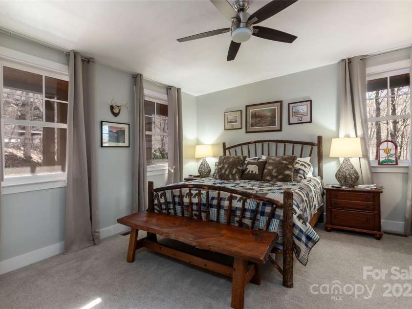 126 Mossycup Court, Tuckasegee, NC 28783.  MLS# CAR4324867, YatesRealty ID 874. Primary Ensuite