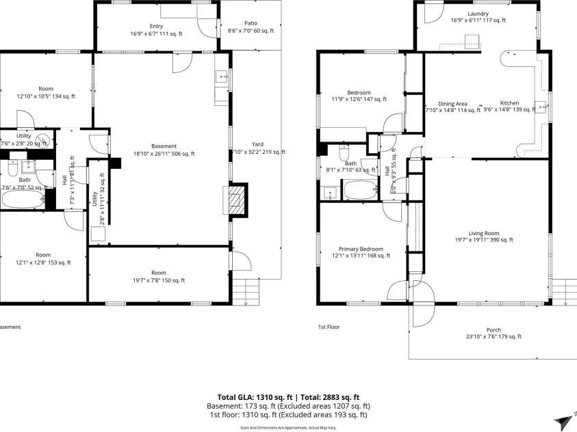 4914 Nc 10 Highway, Catawba, NC 28609.  MLS# CAR4361251, YatesRealty ID 8743. Floor plan