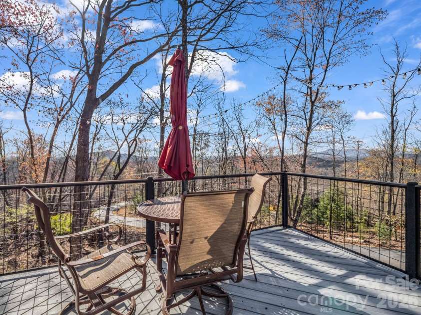 456 Youngs Mountain Drive, Lake Lure, NC 28746.  MLS# CAR4356097, YatesRealty ID 8748. View from Deck