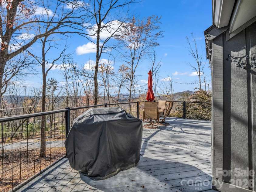 456 Youngs Mountain Drive, Lake Lure, NC 28746.  MLS# CAR4356097, YatesRealty ID 8748. View from Deck