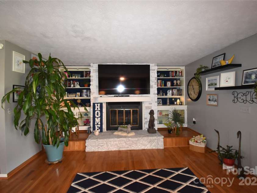 37 Hillside Drive, Etowah, NC 28729.  MLS# CAR4243156, YatesRealty ID 8761. Gas log fireplace