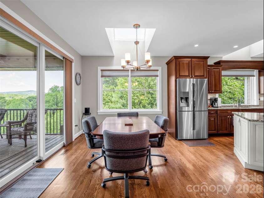 930 Big Raven Lane, Saluda, NC 28773.  MLS# CAR4405808, YatesRealty ID 8761. Dining Area
