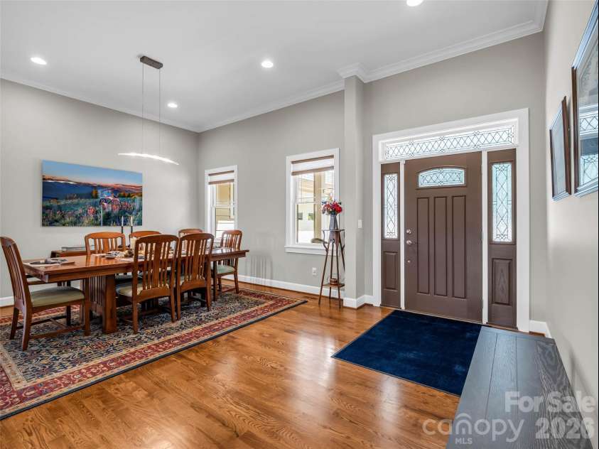 930 Big Raven Lane, Saluda, NC 28773.  MLS# CAR4405808, YatesRealty ID 8761. Front entrance