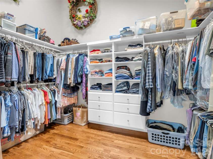 930 Big Raven Lane, Saluda, NC 28773.  MLS# CAR4405808, YatesRealty ID 8761. Primary Walk-in Closet