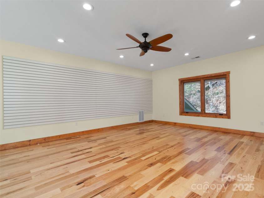 350 Inverness Drive, Waynesville, NC 28785.  MLS# CAR4207802, YatesRealty ID 8767. Wide plank Hickory hardwood floors