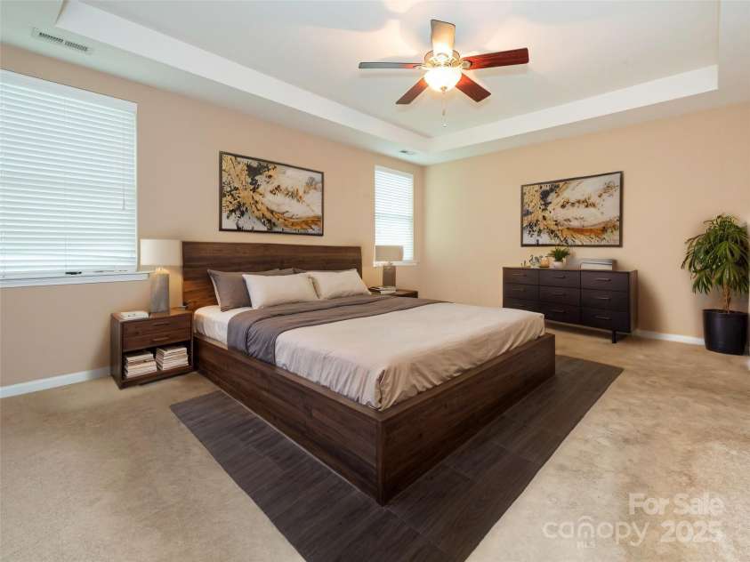 208 Fielding Street, Mount Holly, NC 28120.  MLS# CAR4249578, YatesRealty ID 8769. Primary Bedroom - virtual staging