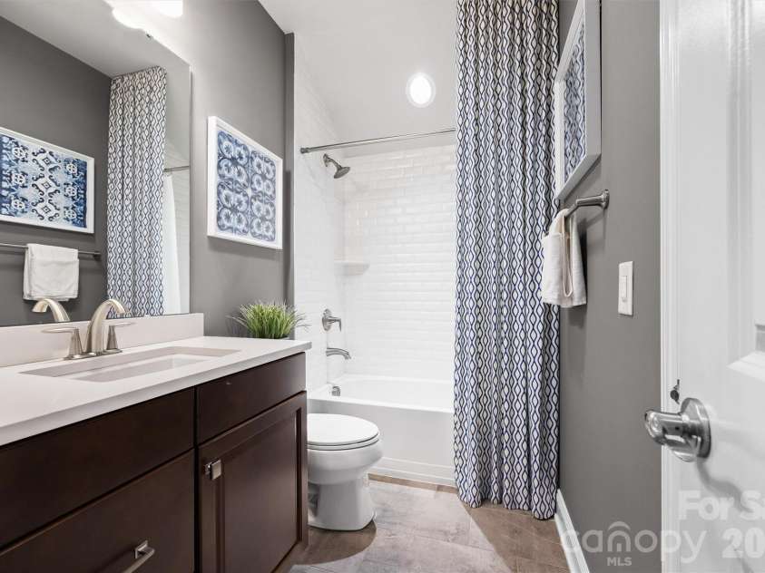 1045 Chippenham Avenue, Lancaster, SC 29720.  MLS# CAR4361759, YatesRealty ID 8794. Guest Bathroom Upstairs