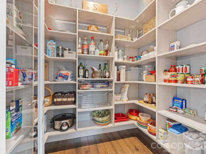 1045 Chippenham Avenue, Lancaster, SC 29720.  MLS# CAR4361759, YatesRealty ID 8794. Large Pantry with Shelving