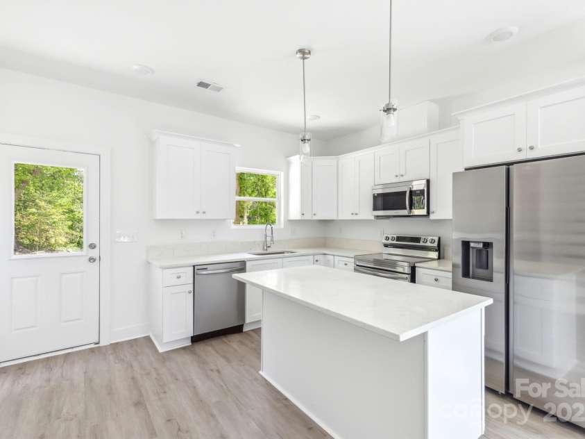 3056 Goble Street, Gastonia, NC 28056.  MLS# CAR4248353, YatesRealty ID 8794. Kitchen - Back Patio Door