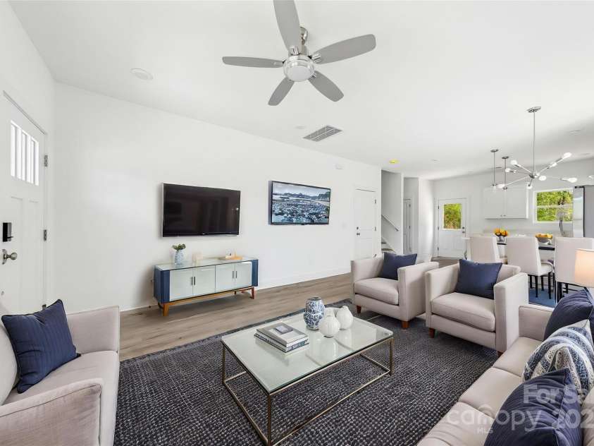 3048 Goble Street, Gastonia, NC 28056.  MLS# CAR4248279, YatesRealty ID 8795. Virtual Staged - Livingroom