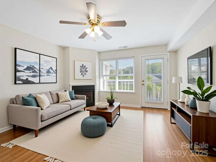 406 Carrington Place, Arden, NC 28704.  MLS# CAR4248260, YatesRealty ID 8804. Virtually Staged LR