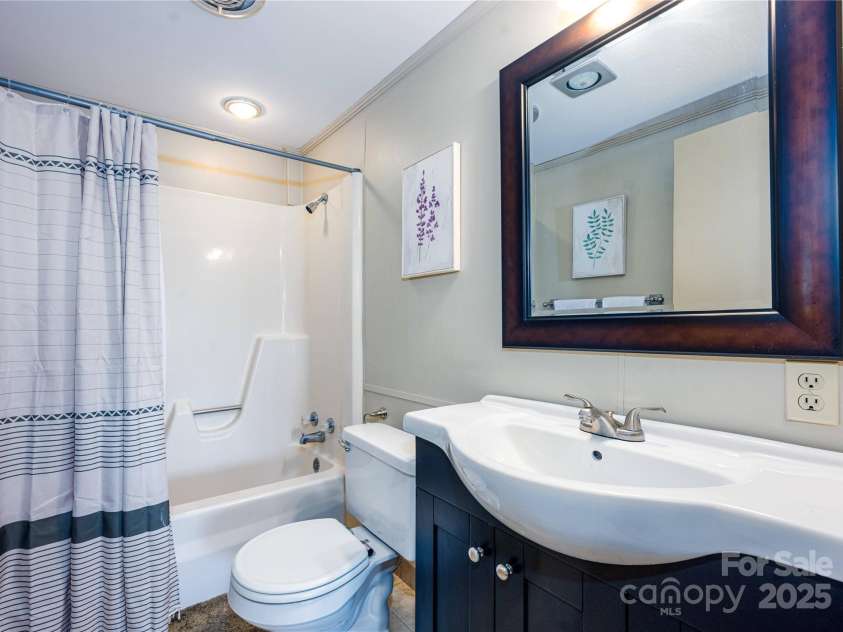 561 Deals Gap Road, Robbinsville, NC 28771.  MLS# CAR4144859, YatesRealty ID 8805. Bathroom (Downstairs)