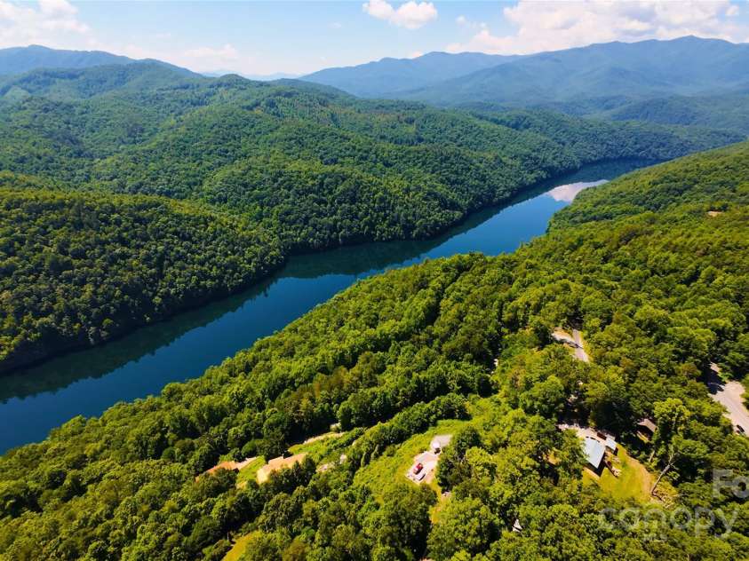 561 Deals Gap Road, Robbinsville, NC 28771.  MLS# CAR4144859, YatesRealty ID 8805. View of Development and Lake