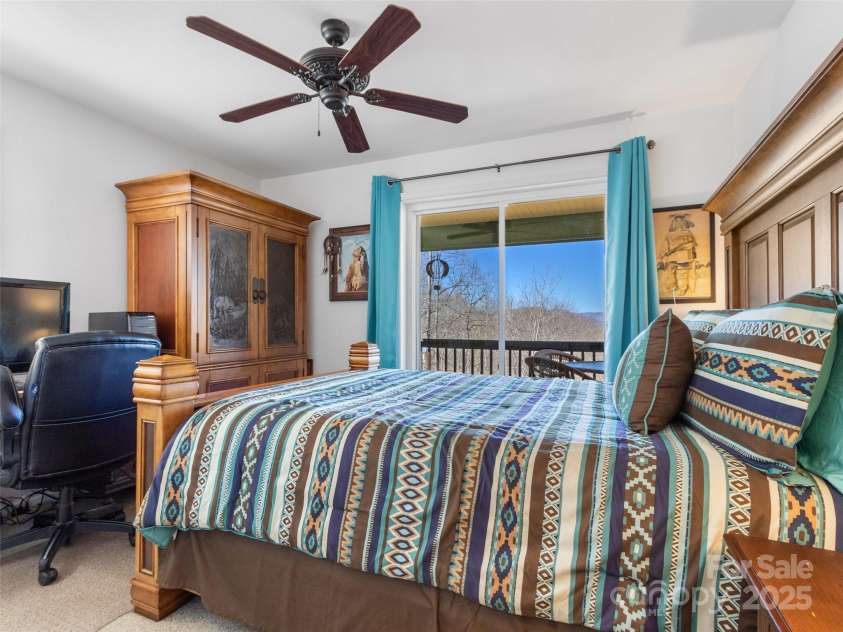 36 Crest Line Drive, Green Mountain, NC 28740.  MLS# CAR4237025, YatesRealty ID 8809. Bedroom downstairs